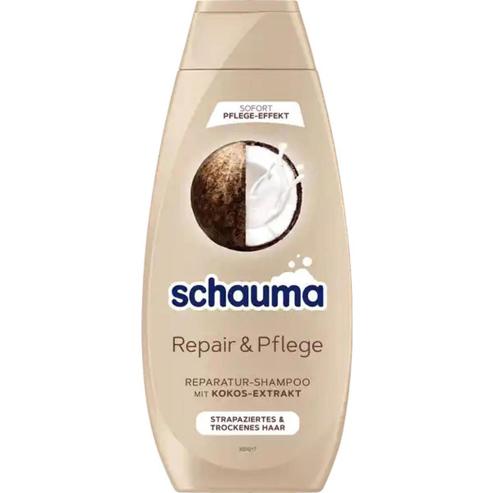 Schauma shampoo REPAIR  & CARE Coconut extract XL 400ml  FREE SHIP